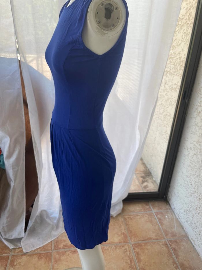 Robe bleue de la marque mango - photo numéro 5