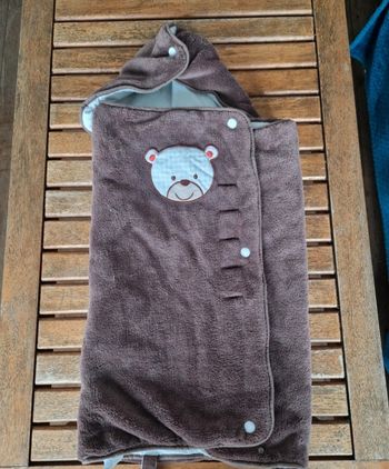 Nid d'ange ourson marron