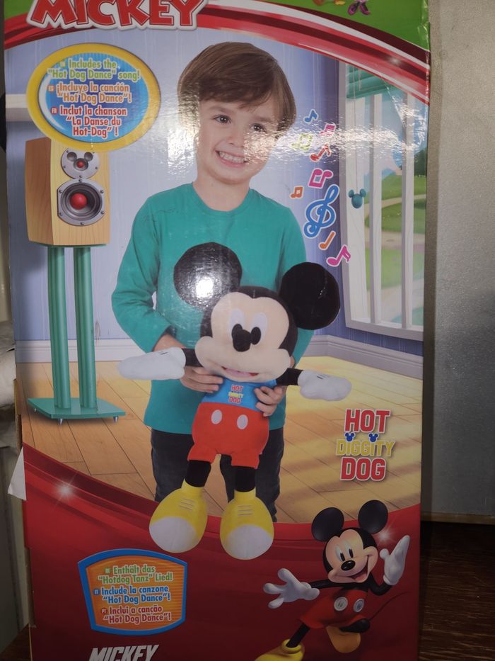 Peluche interactif et musicale et gourde mickey - photo numéro 3