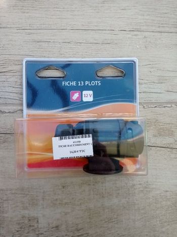 Fiche raccordement 13 plots 12 V - Caravane