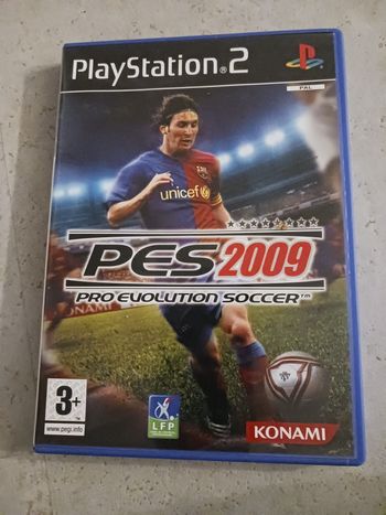 Jeu Playstation 2 PES 2009 Pro évolution soccer