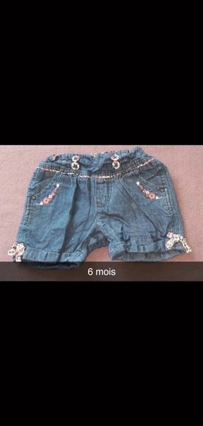 Short fille bébé 6 mois Sergeant major