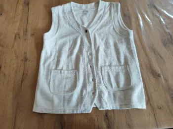 Gilet Marca Crème, Taille 3XL - Douceur et Cocooning !