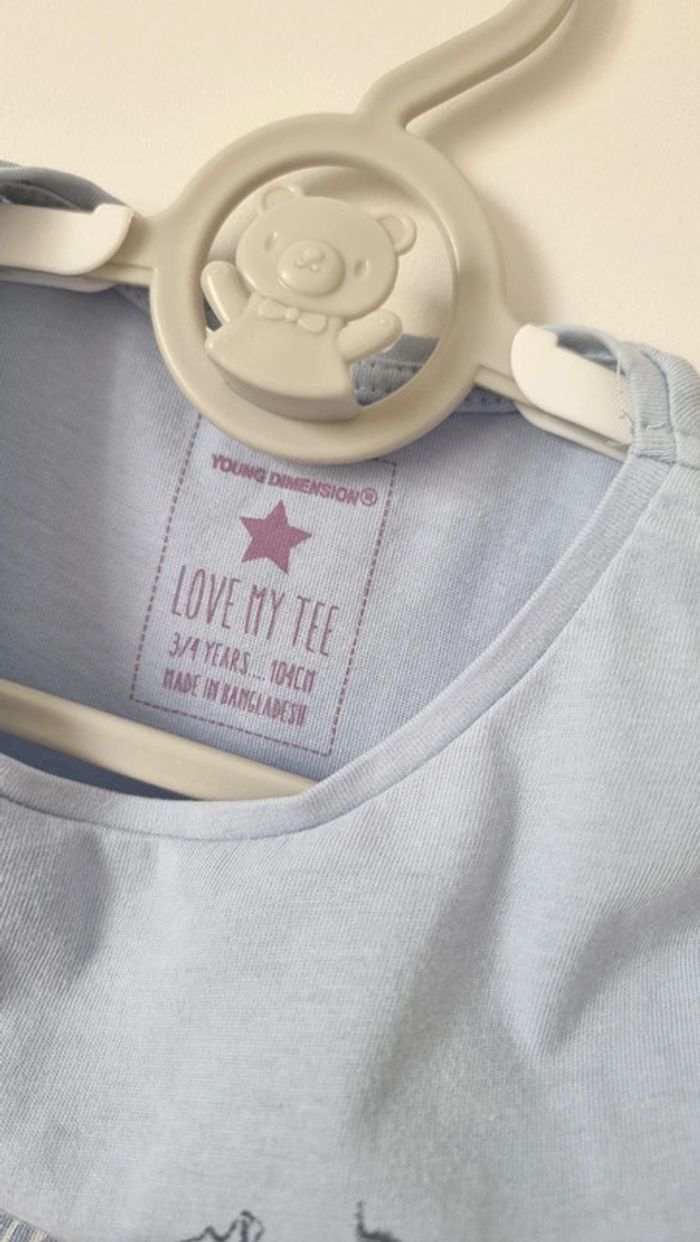 Ensemble T-shirt et short hippocampe taille 3-4ans - photo numéro 4