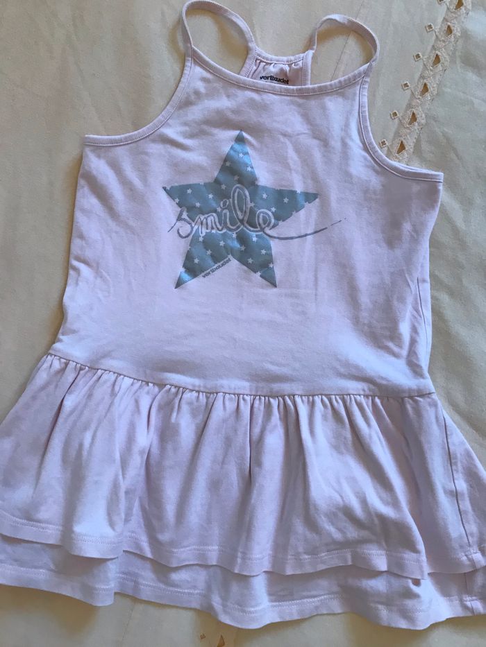 Robe d’été rosée 8 ans