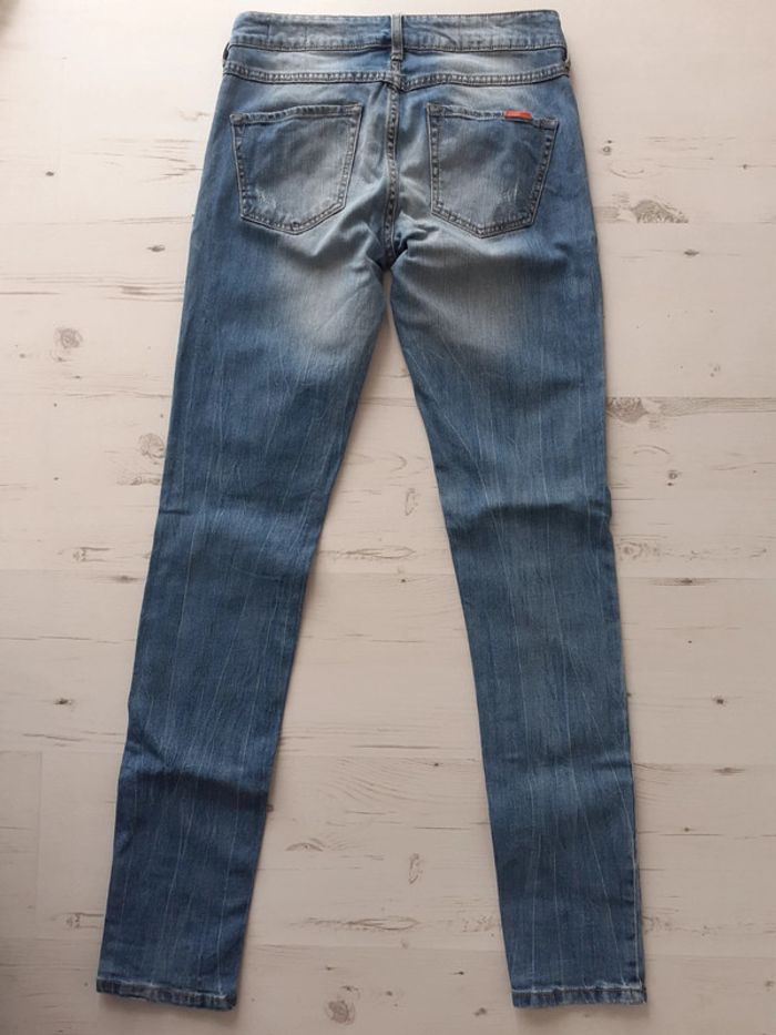 Jean femme Taille 38 Mango bleu Super slim - photo numéro 4