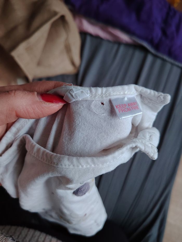 T-shirt à manches longues taille 3 mois motif lapin - photo numéro 2