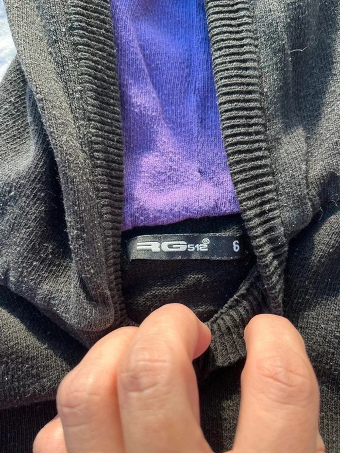 Pull noir RG 512  6 ans - photo numéro 2