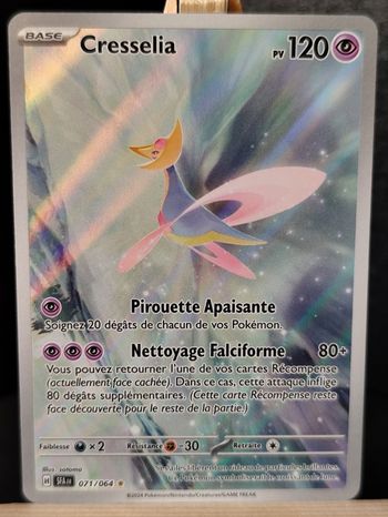Carte pokémon neuve 🇨🇵 Cresselia 071/064 Fable nebuleuse 