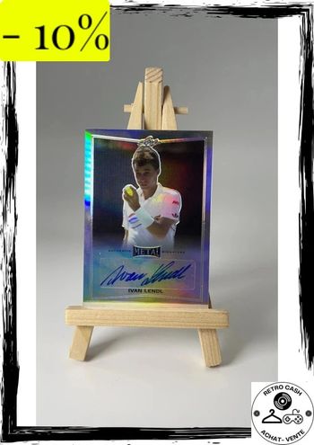 2016 Leaf Metal Auto Noir #BAIL1 Ivan Lendl