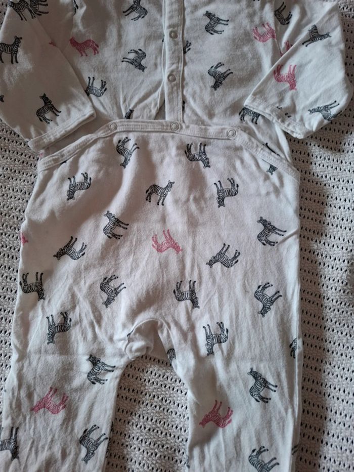 Pyjama Léger Zèbre 9Mois - photo numéro 5