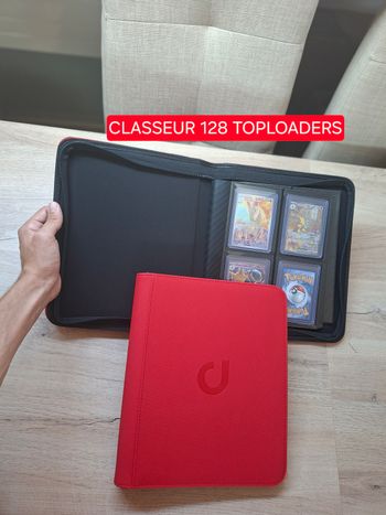 Classeur zip toploaders pour 128 cartes pokemon de qualité premium
