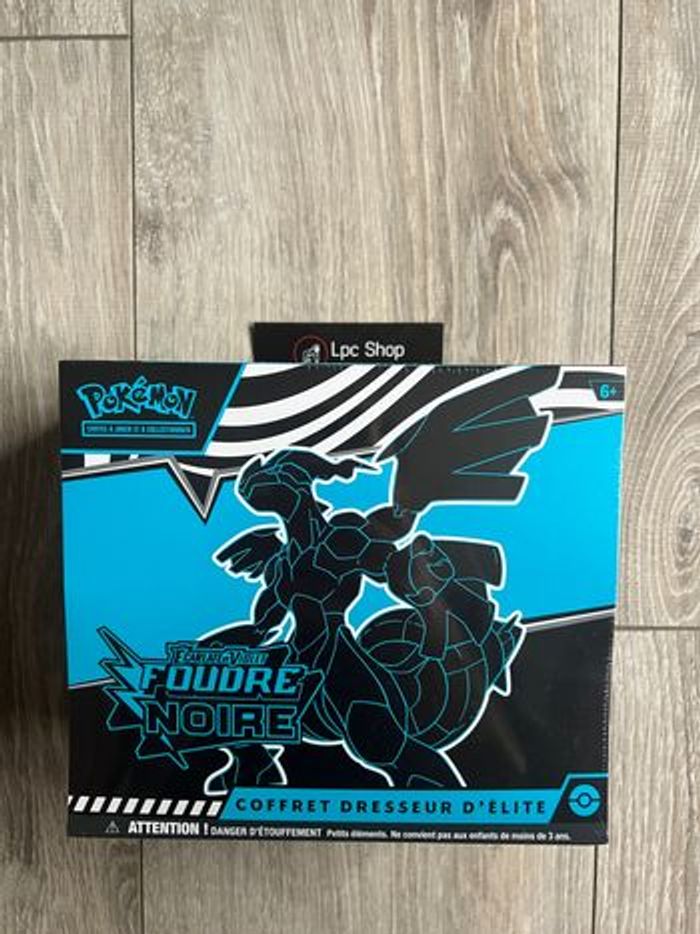 POKÉMON - COFFRET DRESSEUR FOUDRE NOIR - ETB EV 10.5 - FR NEUF & DEFAUT SCELLAGE
