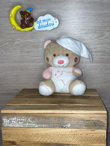 SDO194 doudou ours 🐻 sucre d’orge