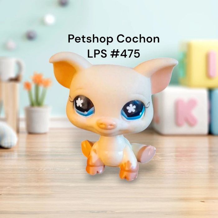 Little Petshop Cochon LPS #475 Hasbro