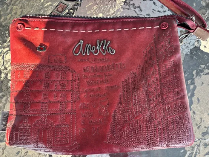 Sac fantaisie Anneke rouge - photo numéro 3