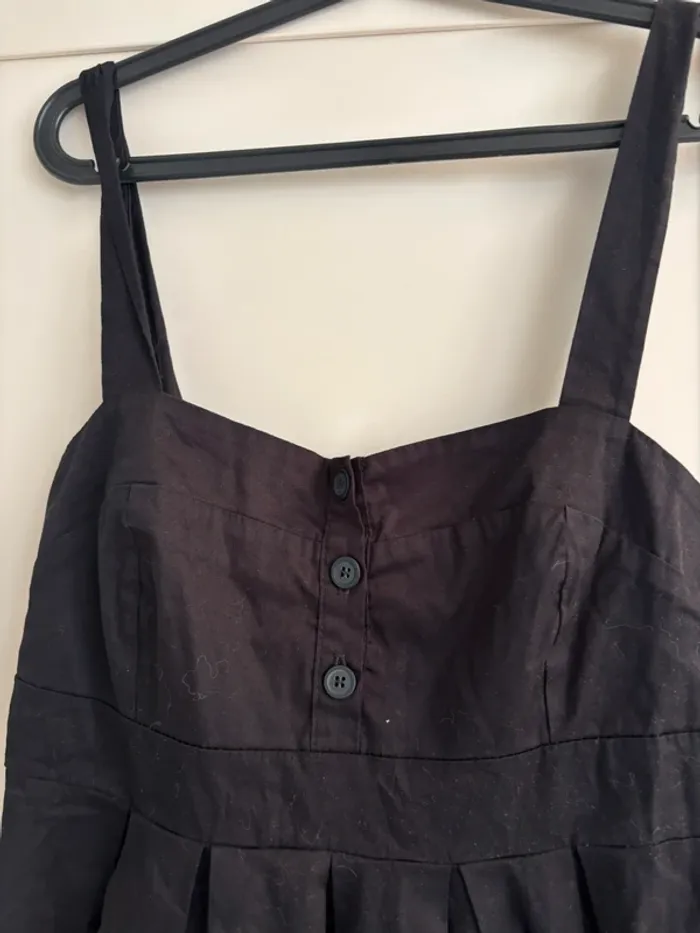 Robe babydoll noire Naf Naf taille 42 - photo numéro 2