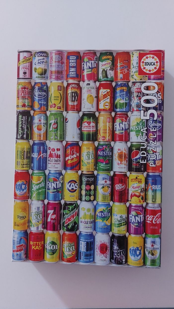 Puzzle 500 pièces, Canettes de soda - photo numéro 2