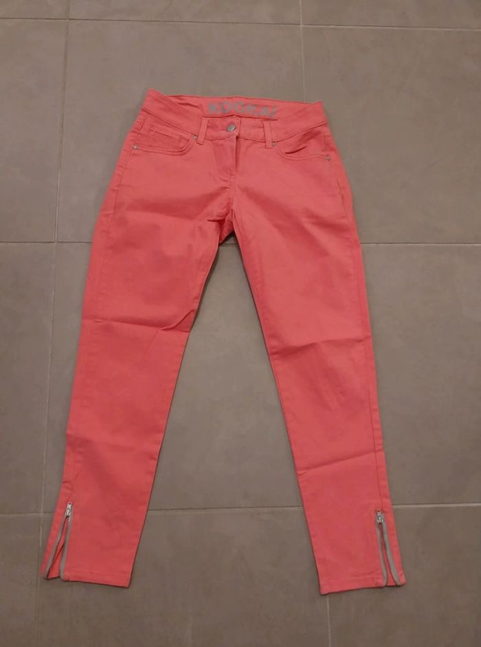 Pantalon mi mollet rose Kookai T34