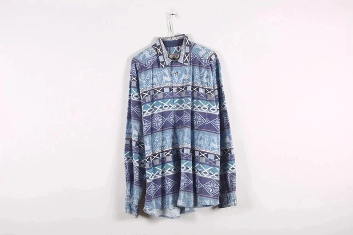 Superbe veste légère en coton vintage 80's unisexe (#23575)