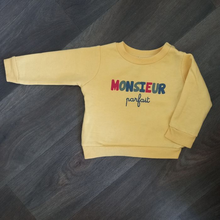 Lot de 2 sweat-shirts Npo Baby, 6 mois - photo numéro 2