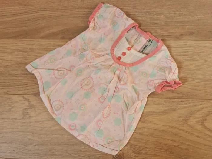 Blouse pastel 12 mois