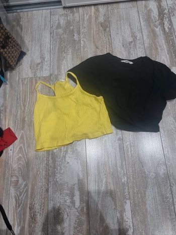 Lot 2 tops courts #orianablfille12ans