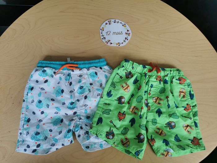 Short de bain bébé garçon 12mois orchestra excellent etat