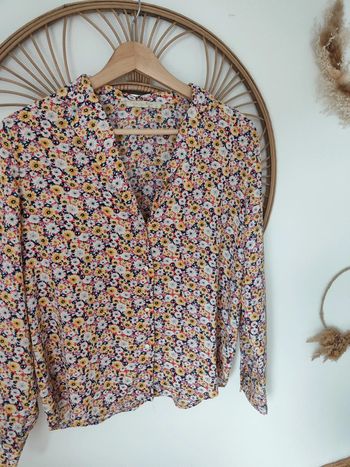 Blouse imprimé rétro