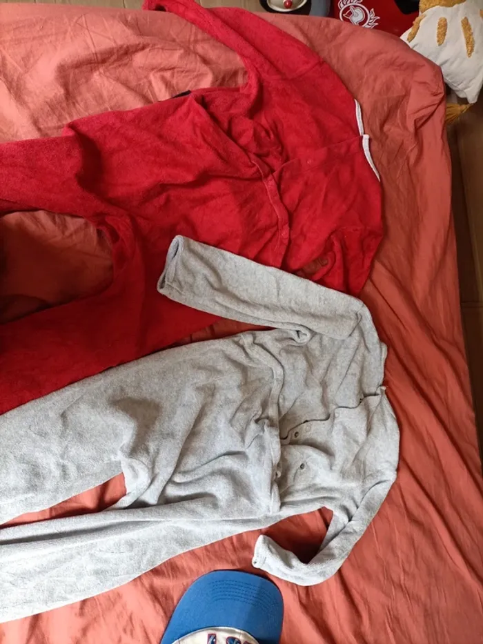 Lot 2 pyjamas velours 36 mois à recoudre - photo numéro 8