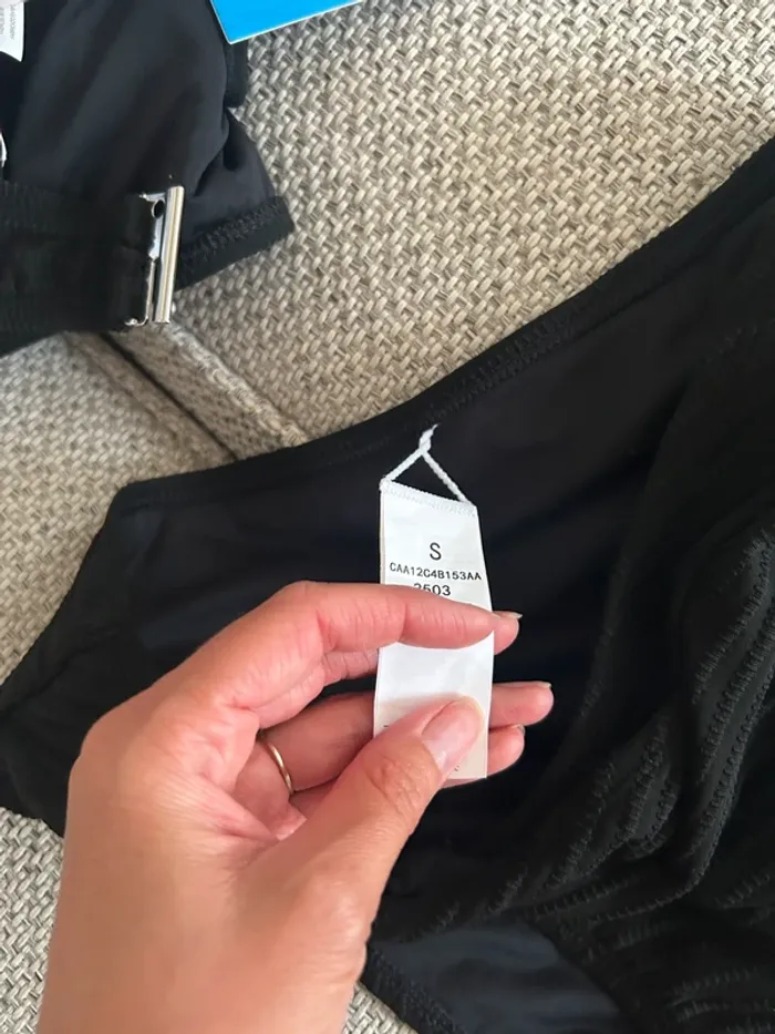 Bikini maillot de bain 2 pièces noir CUPSHE - photo numéro 3
