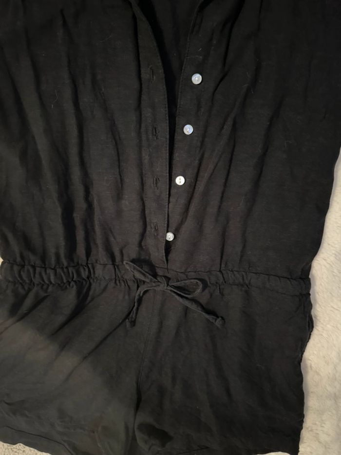Combishort lin noire taille 36 - photo numéro 3