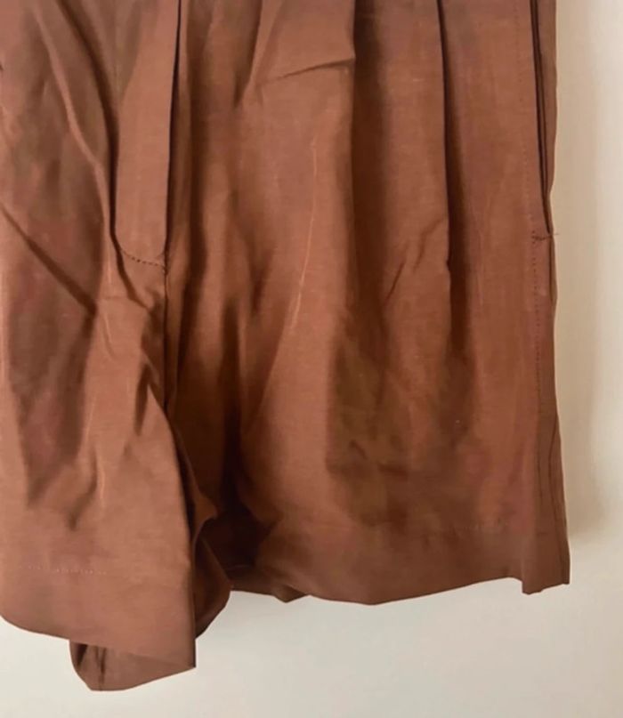Short taille haute, marron, Mango - photo numéro 4