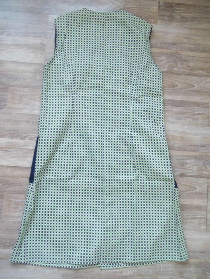 Blouse sans manches verte et bleue - photo numéro 3
