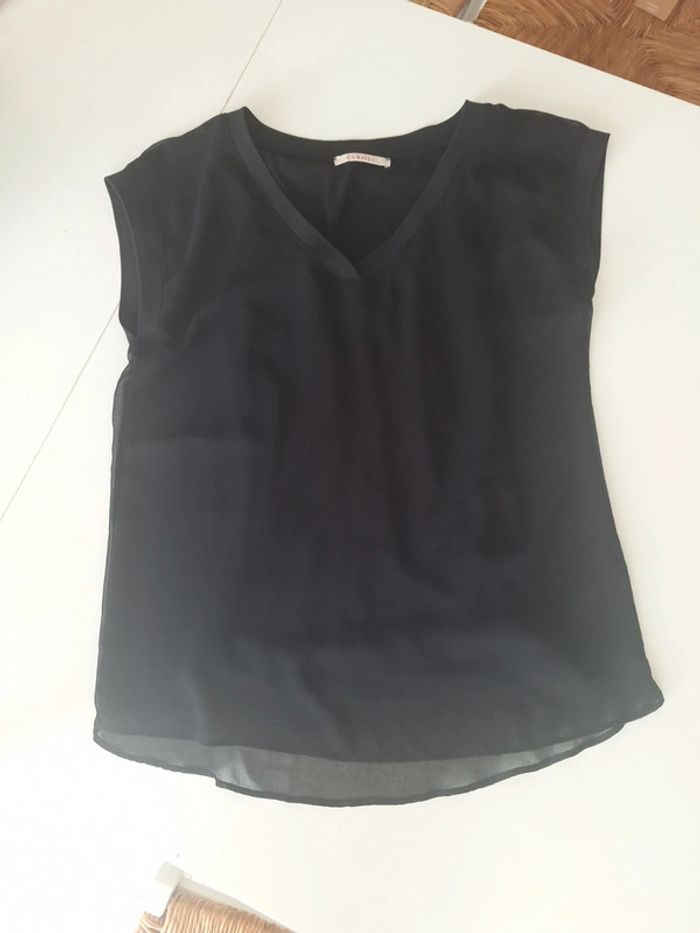 Top noir Camaïeu taille 36
