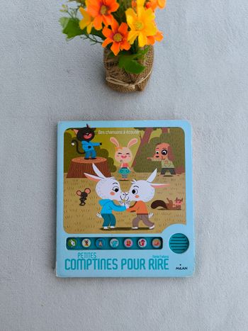 Livre musical Petites comptines pour rire Milan