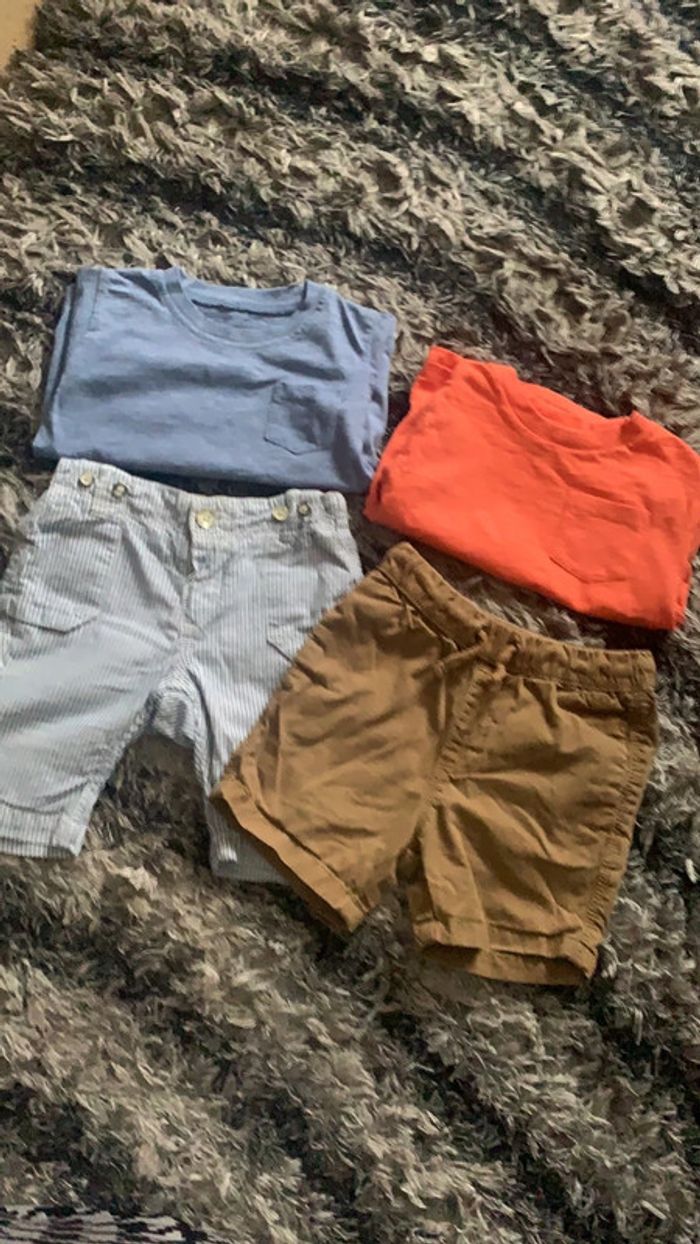 Lot de 2 ensembles short