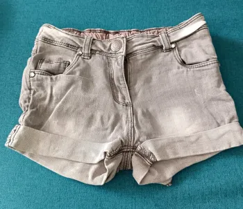 Short en jeans