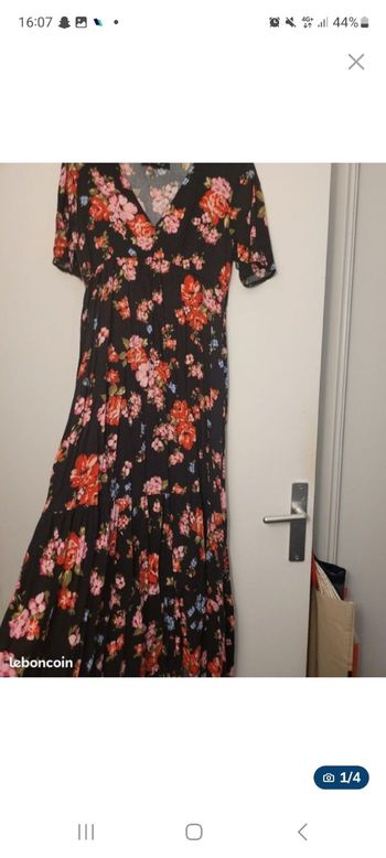 Robe longue à fleurs-Taille 40