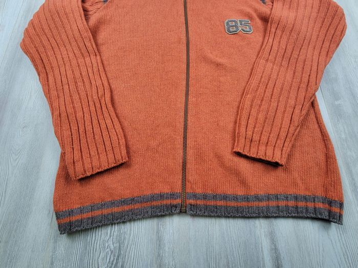 Pull / sweat zippé Tommy Hilfiger Denim laine – XL – vintage - photo numéro 5