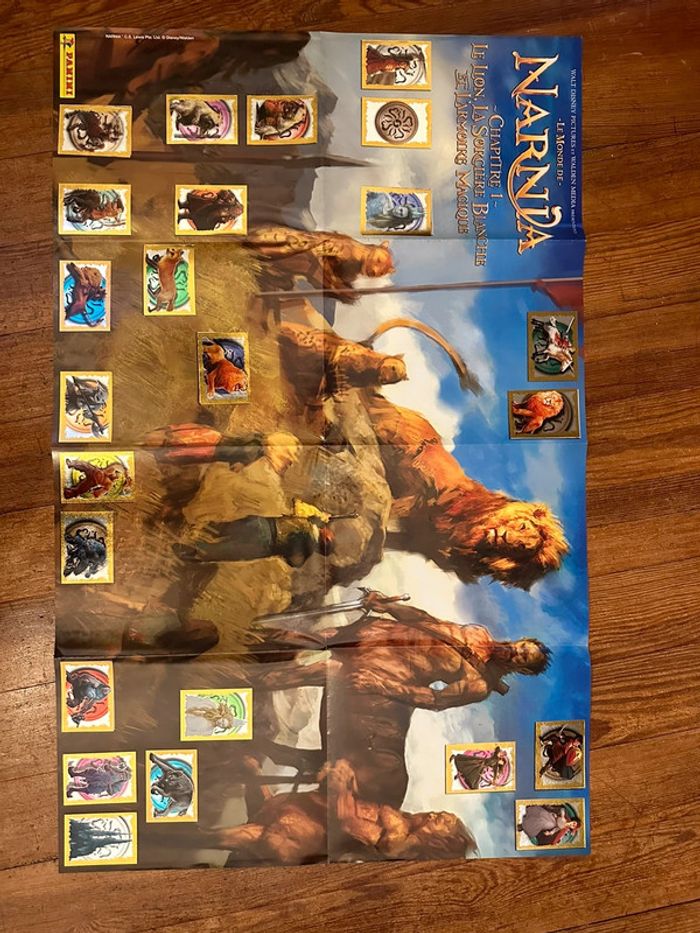 Album Panini complet + poster Le Monde de Narnia Chapitre 1 Lion sorcière blanche armoire magique - photo numéro 4