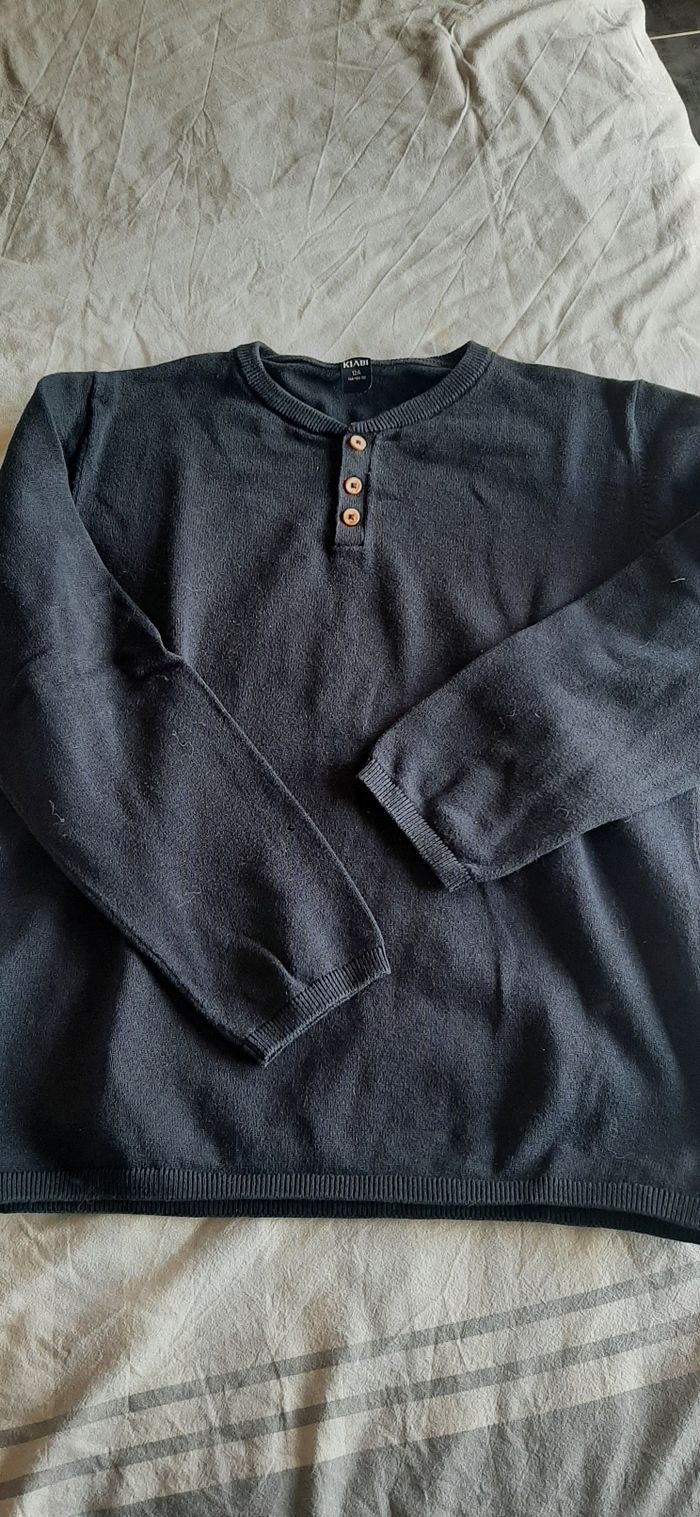 lot de 2 pulls garçon kiabi taille 12 ans - photo numéro 3