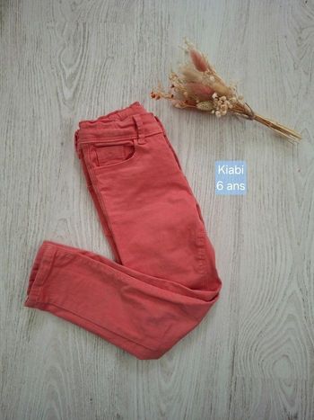 Jean rose  kiabi - 6 ans