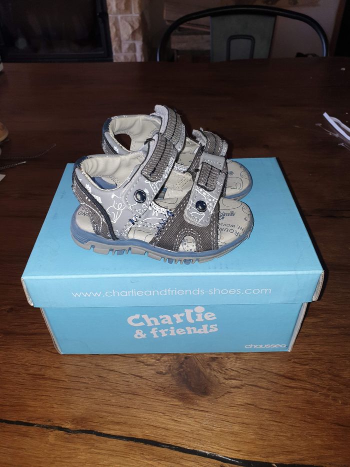 Chaussure ouverte grise - photo numéro 3