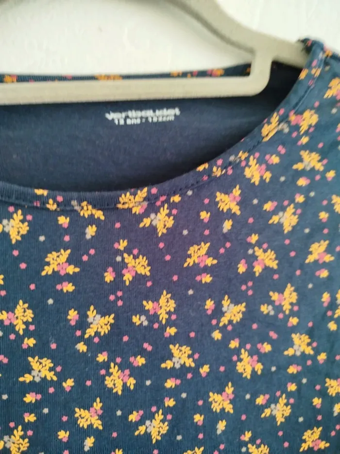 Blouse Vertbaudet fleurie 12 ans - photo numéro 2