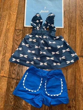 blouse (très bon état) et shirt (bon état) Jacadi 18 mois