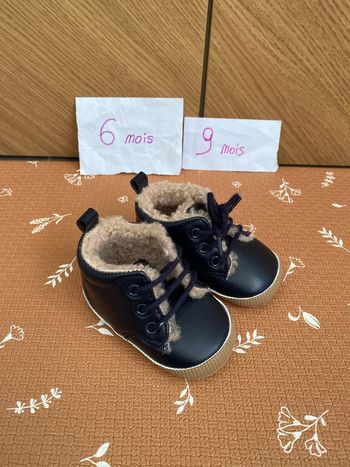 Baskets fourrées 6/9 mois