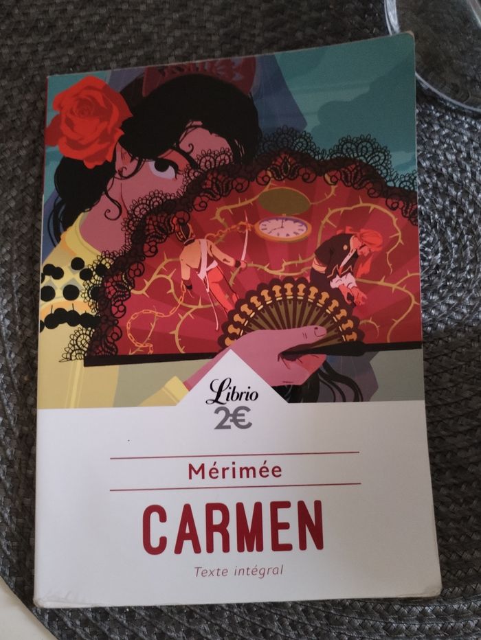 Livre "Carmen" Mérimée Édition Librio en très bon état