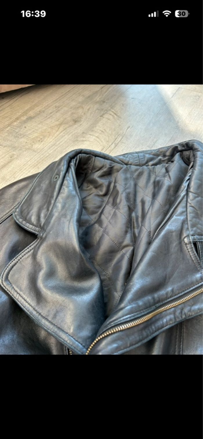 Parka homme cuir lisse - photo numéro 7