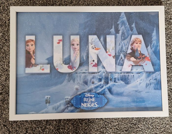 Cadre prénom personnalisé